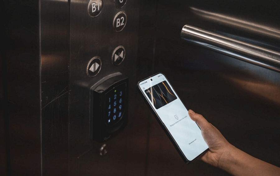 Công nghệ add thẻ thang máy vào điện thoại